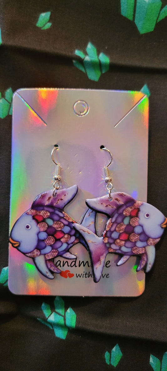 Rainbow Fish Earrings